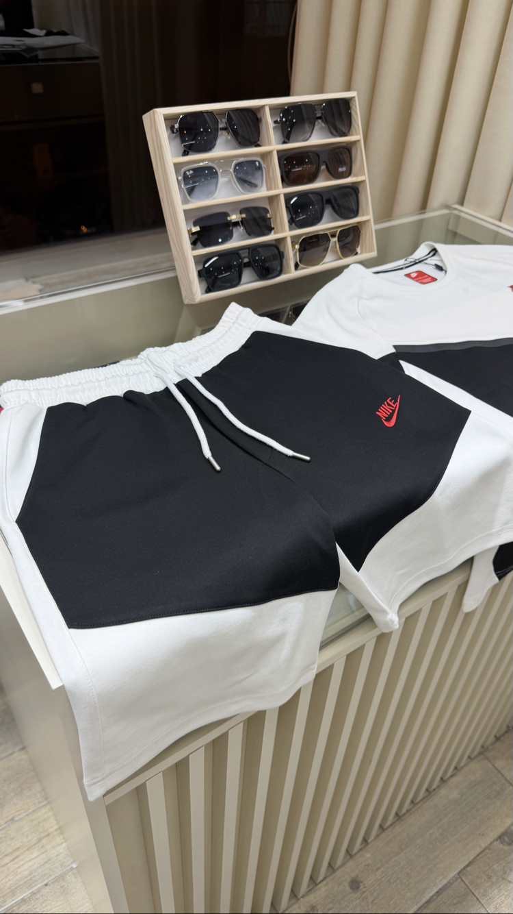 Nike Premium Beyaz Şort Takım