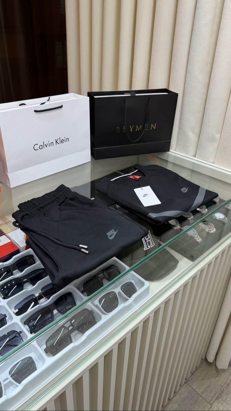Nike Premium Siyah Şort Takım