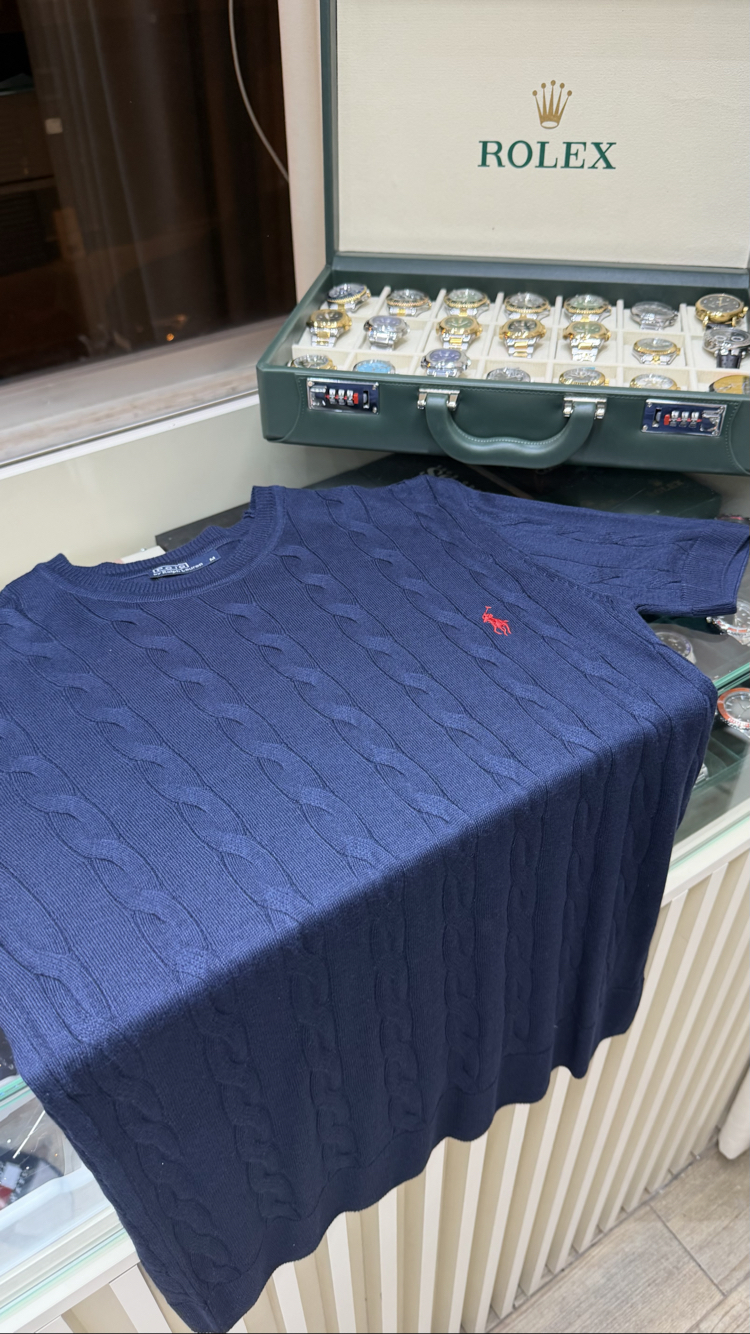 Polo Ralph Lauren Nakış Logo Lacivert T-Shirt