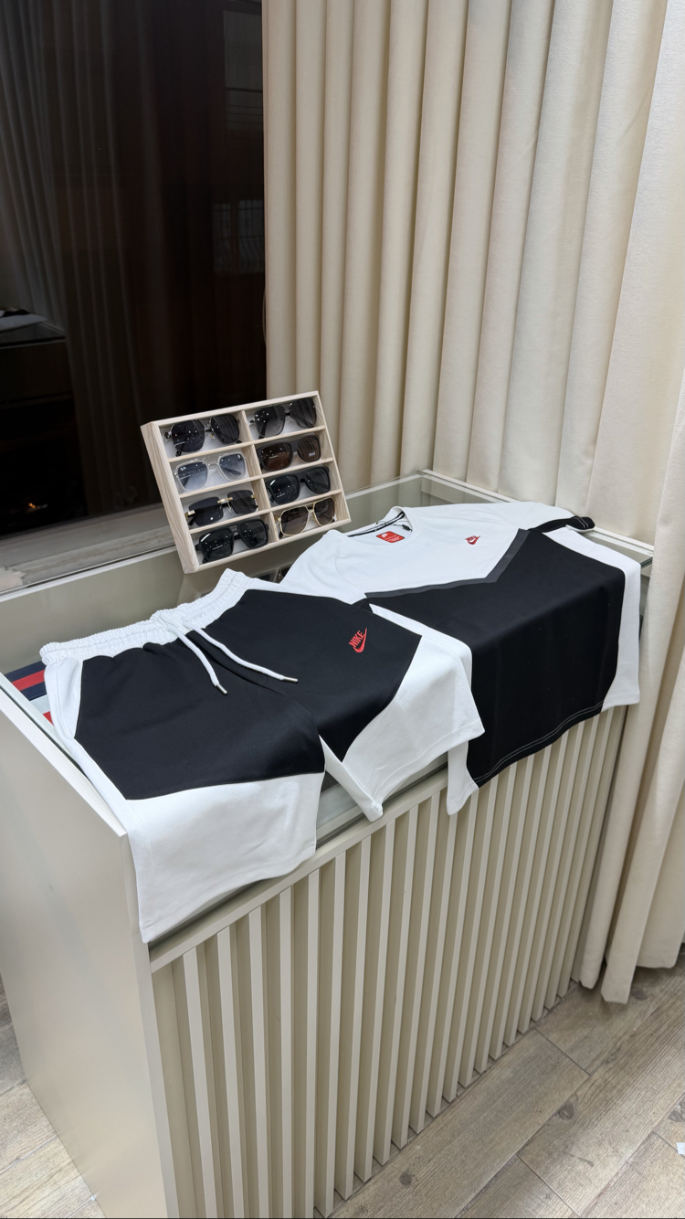 Nike Premium Beyaz Şort Takım