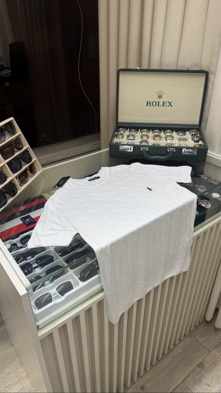 Polo Ralph Lauren Nakış Logo Beyaz T-Shirt