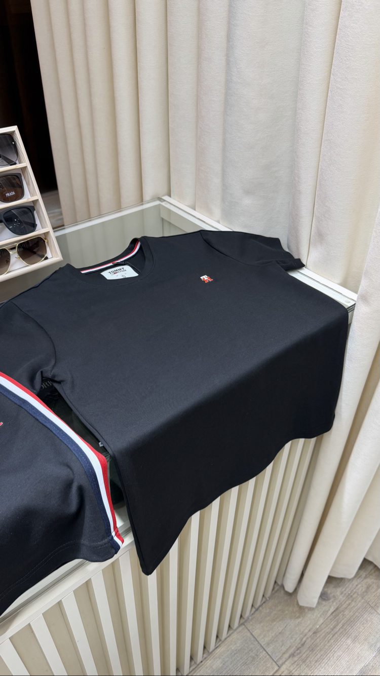 Tommy Hilfiger Kuşaklı Siyah Şort Takım