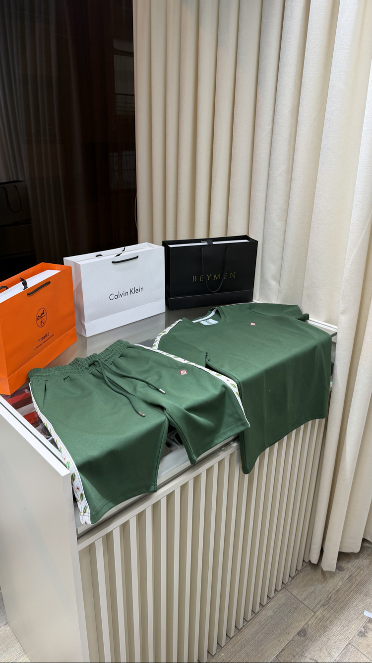 Casablanca Premium Yeşil Şort Takım