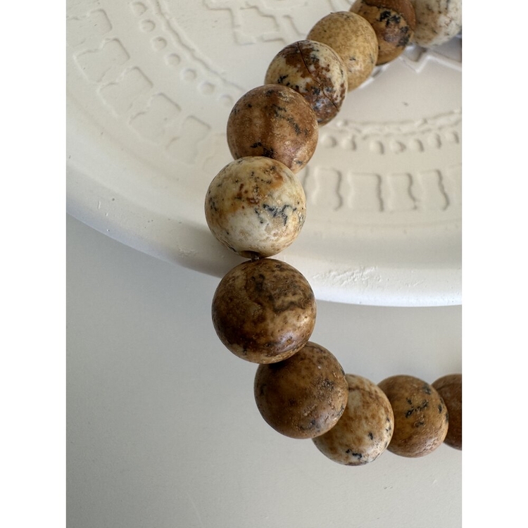 No. 923 / The Timeless Bark - Odun Jasper Unisex Doğal Taş Bileklik