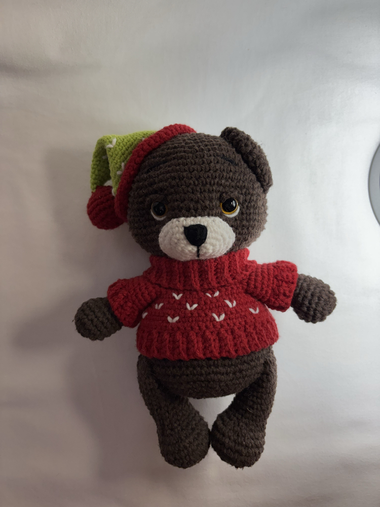 El yapımı amigurumi ayıcık. 