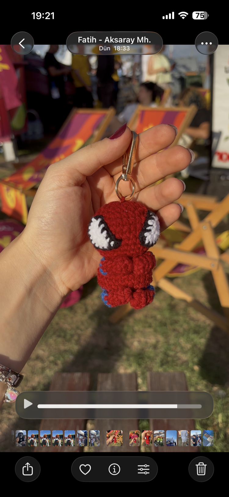 Spider-Man Çanta Charmı & Anahtarlık ️