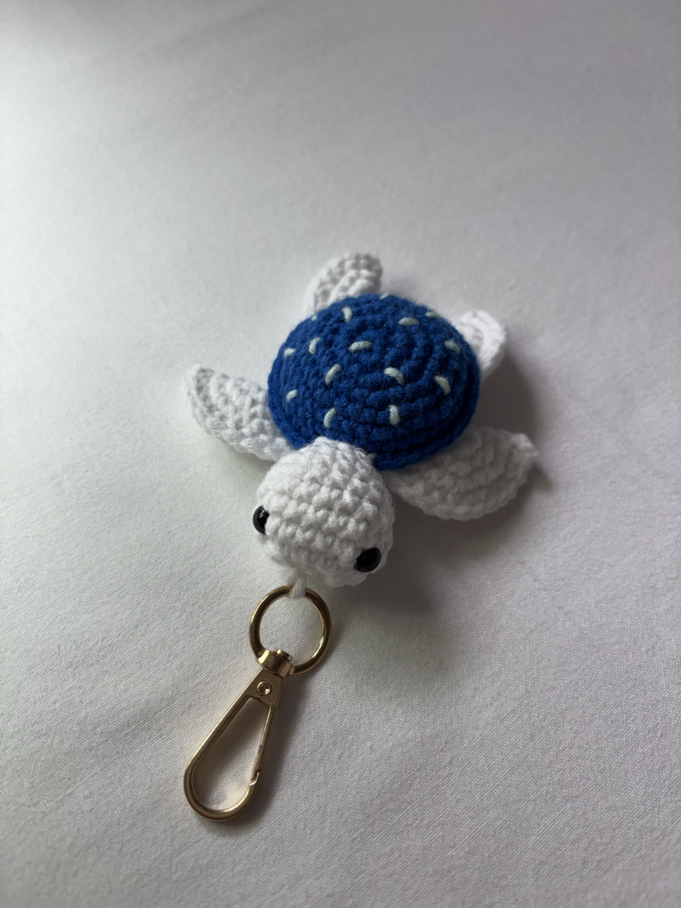 Meyveli Kaplumbağa Amigurumi Anahtarlık / Çanta Charmı