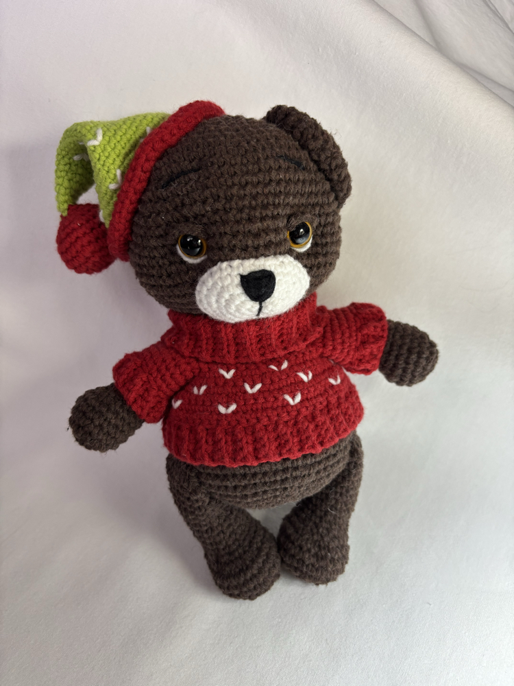 El yapımı amigurumi ayıcık. 