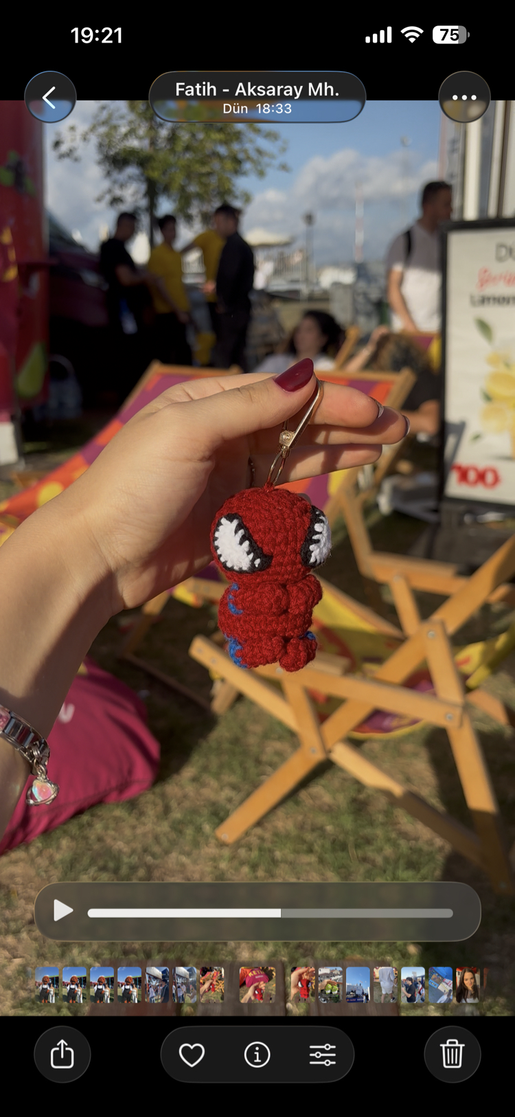 Spider-Man Çanta Charmı & Anahtarlık ️