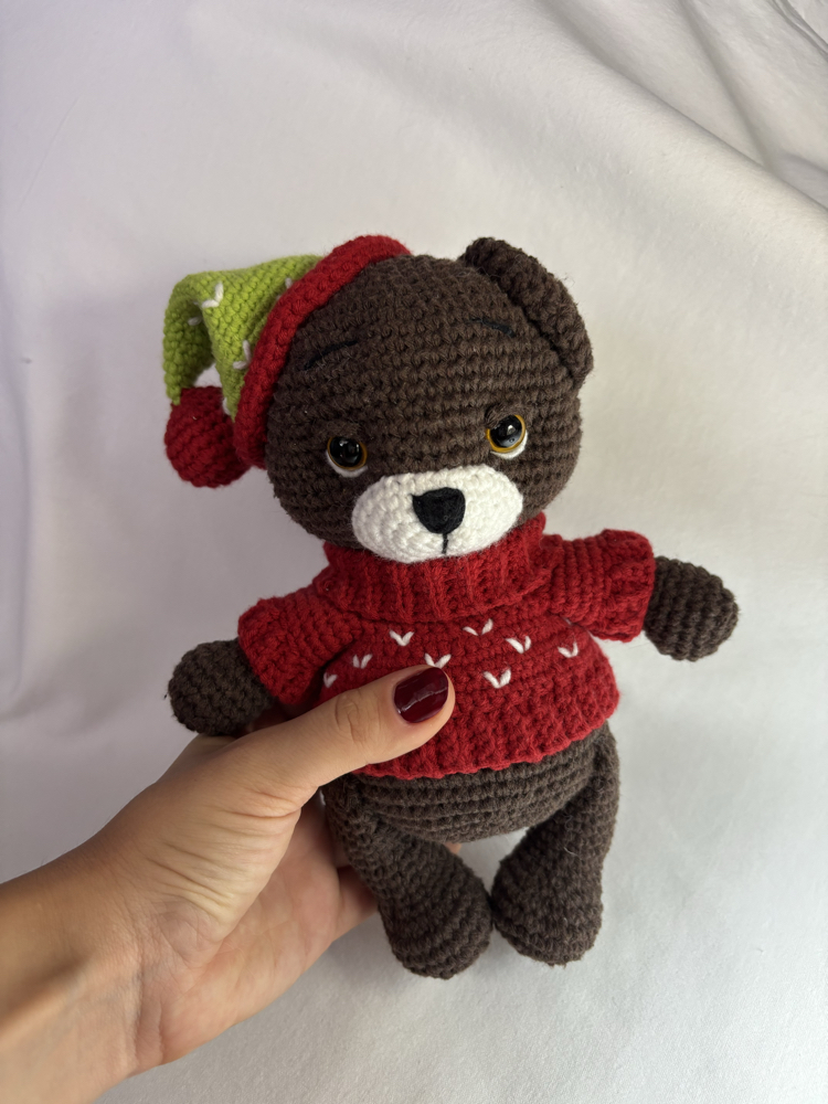 El yapımı amigurumi ayıcık. 