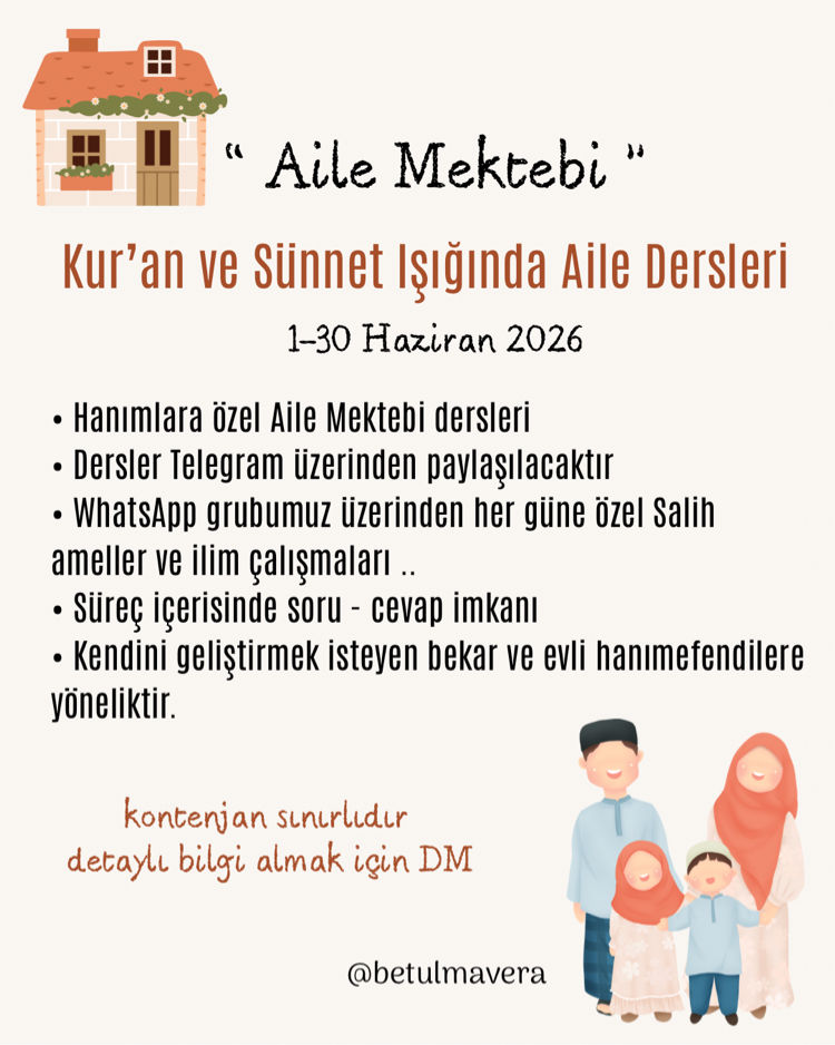“ Aile Mektebi ” Eğitimi