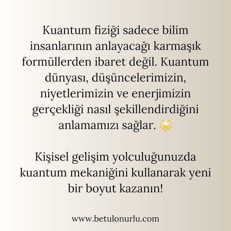 Kuantum Temel ve Master Eğitimi 