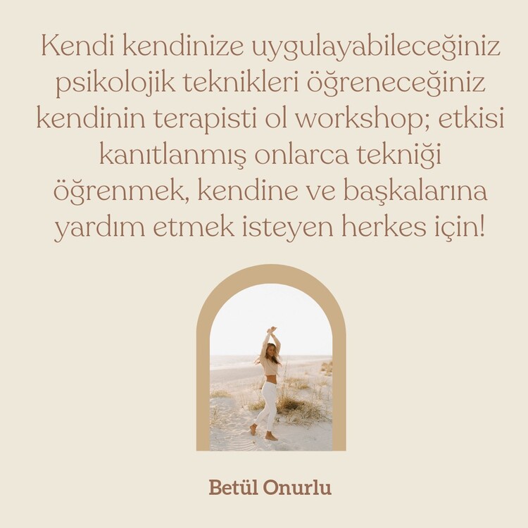 Webinar: Kendinin Terapisti Ol!
