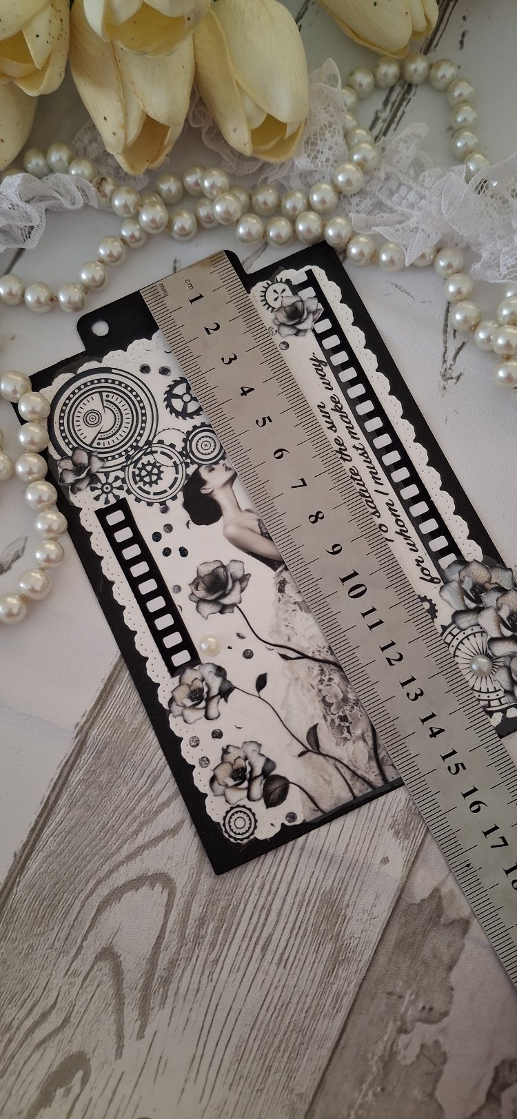 Black serisi dantelli Defter