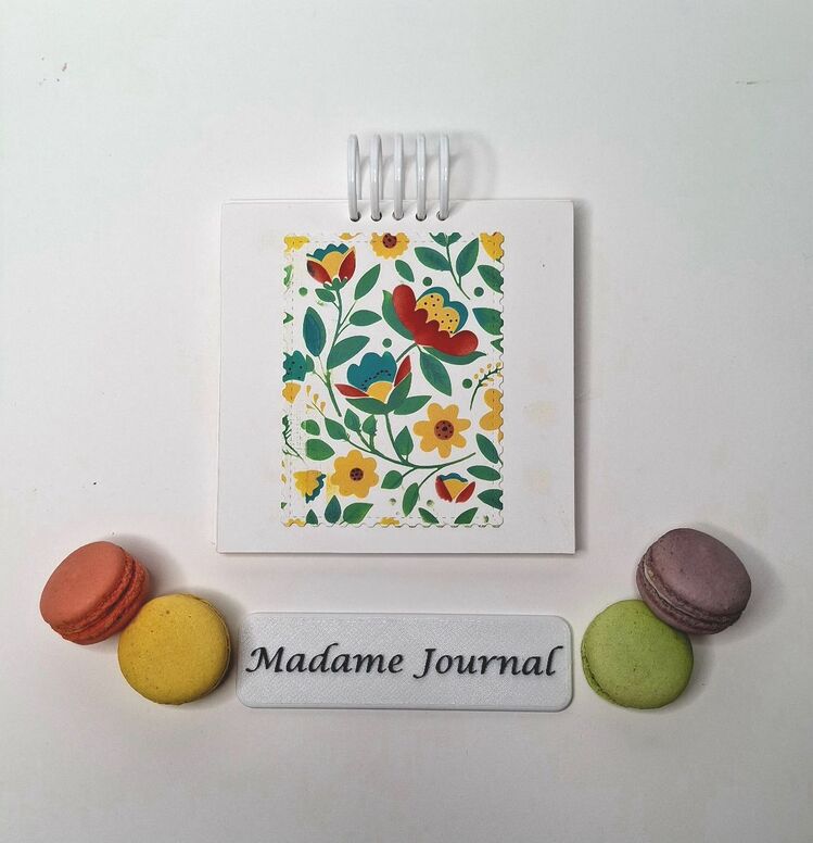 YENİ Etnik Desen Kare Defter