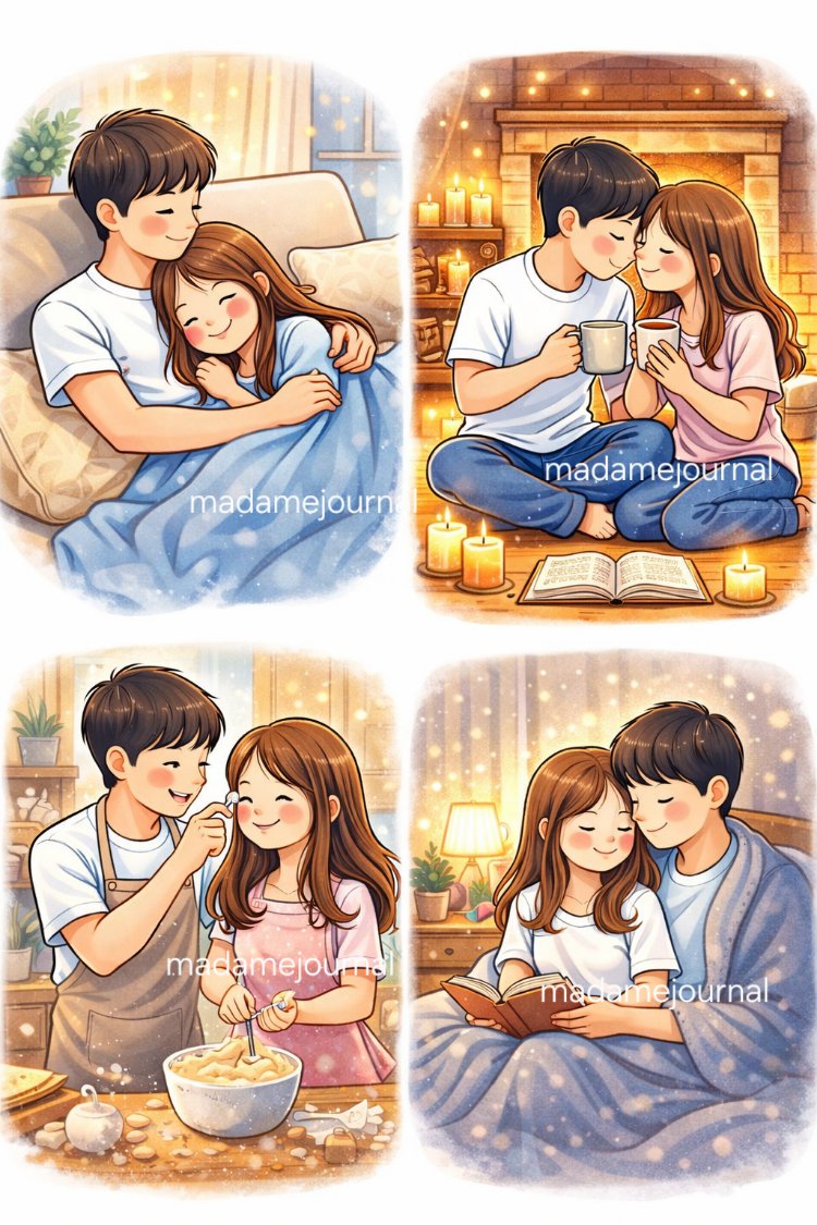 Romantik seri Sticker Set