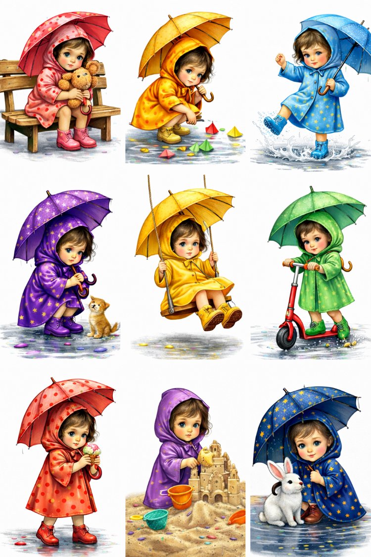 Cute Karakter Sticker a4