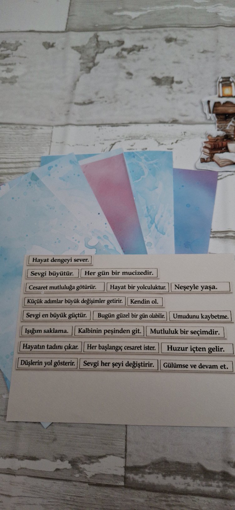 Madamejournal Winter Theme Kit