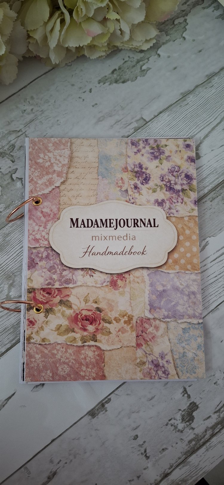 Mixmedia Handmadebook 04 (200gsm) Pembe ton ağırlıklı