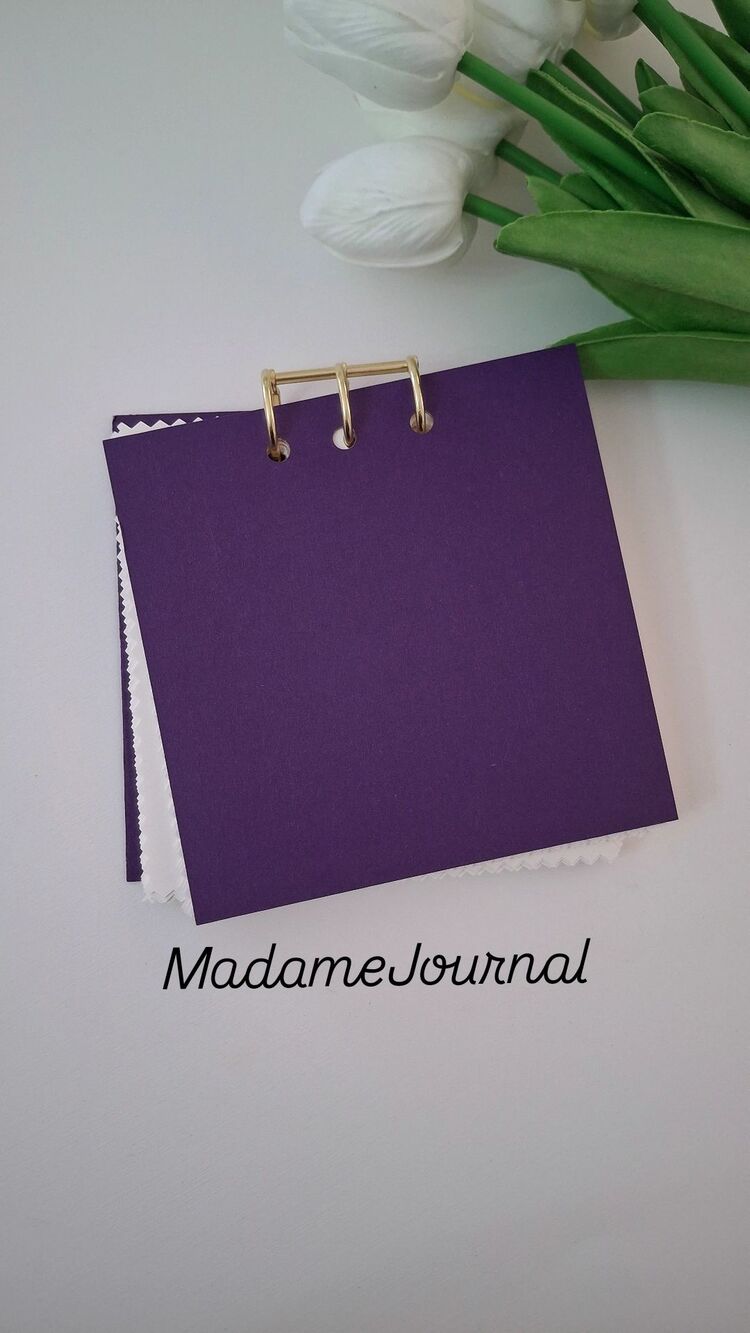 Kare Defter Pul Temalı (Üç delikli) 200gr