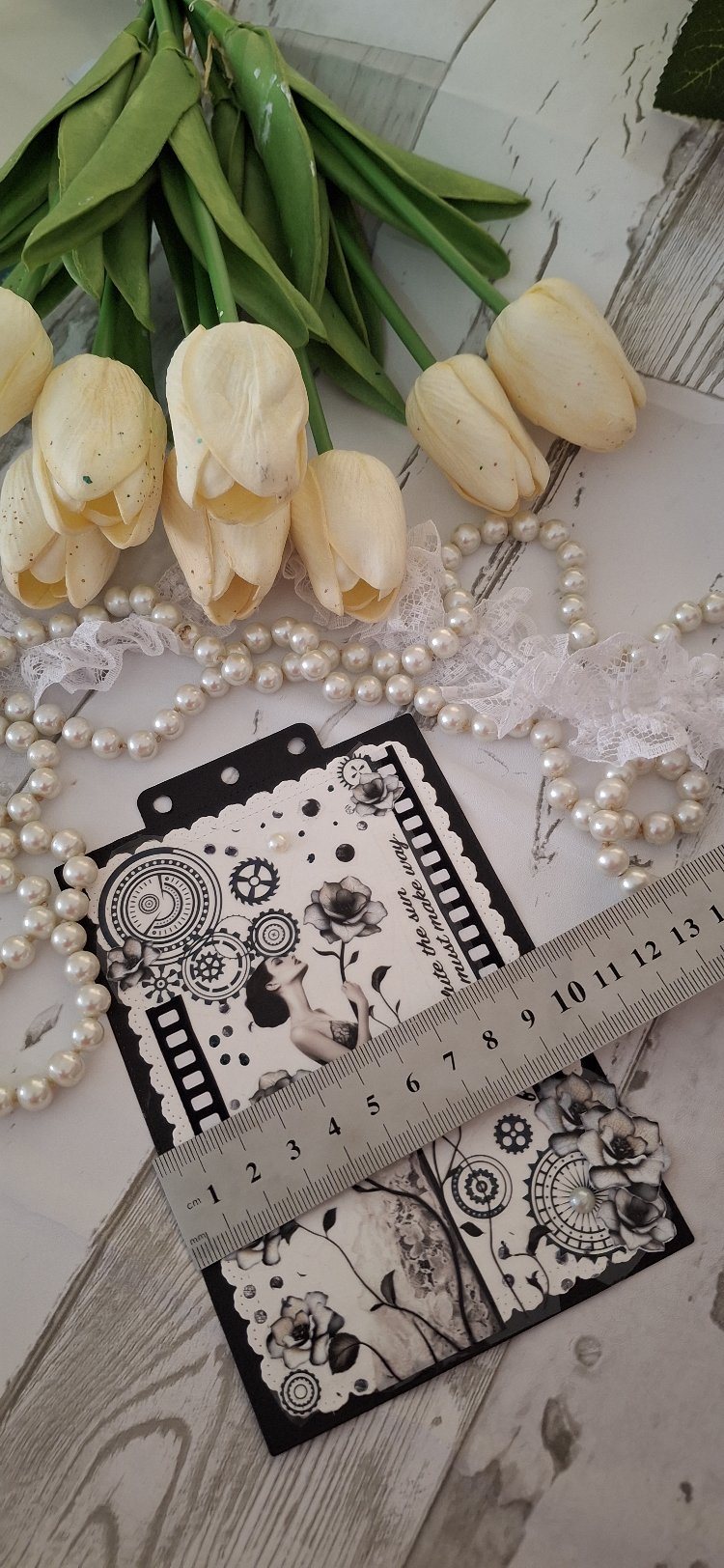 Black serisi dantelli Defter