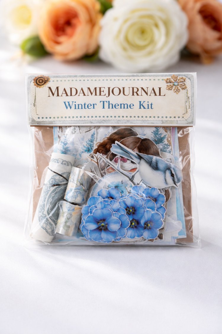 Madamejournal Winter Theme Kit