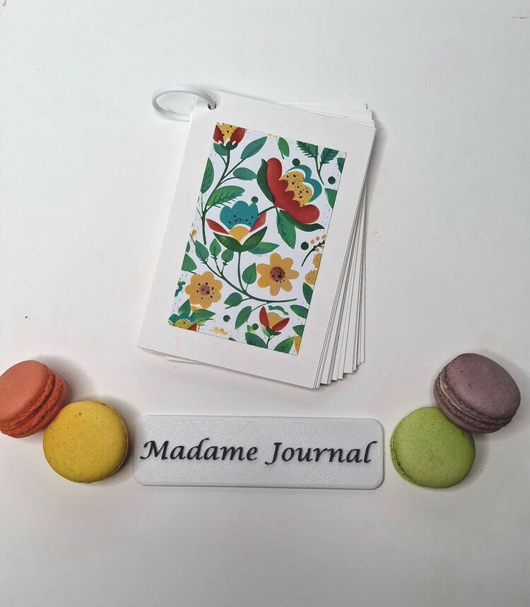 YENİ Etnik Desen Dikdörtgen Defter