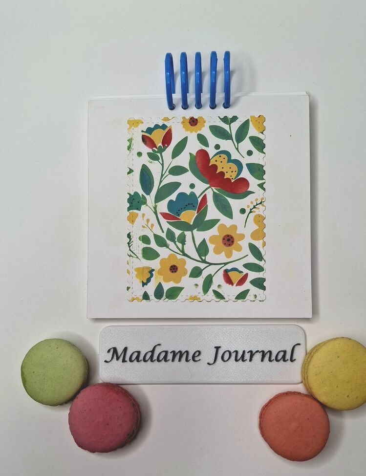 YENİ Etnik Desen Kare Defter