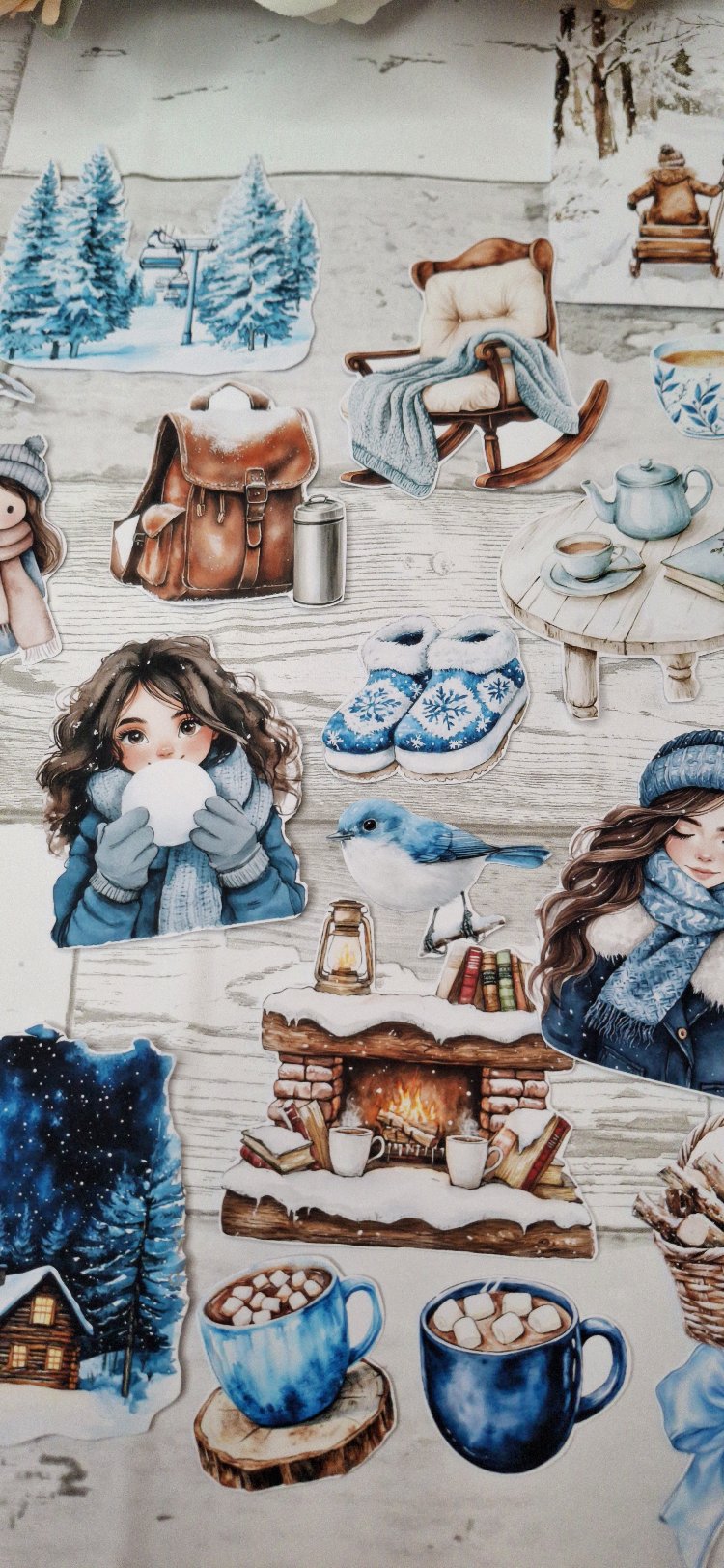 Madamejournal Winter Theme Kit
