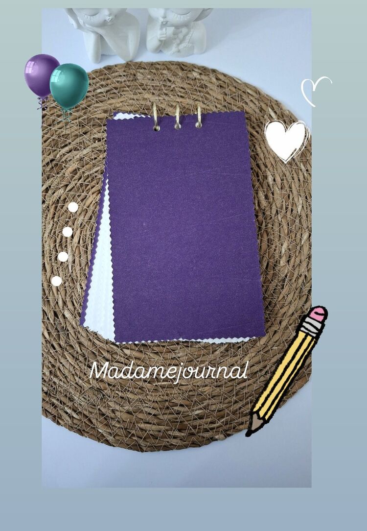 Dikdörtgen Defter Pul Temalı (3delikli)200gr