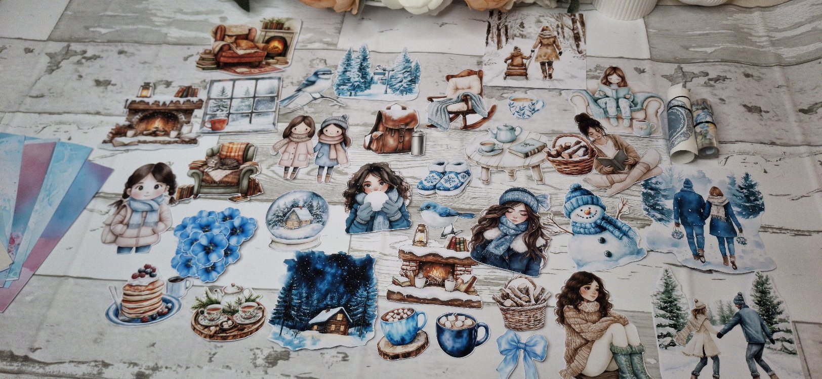 Madamejournal Winter Theme Kit