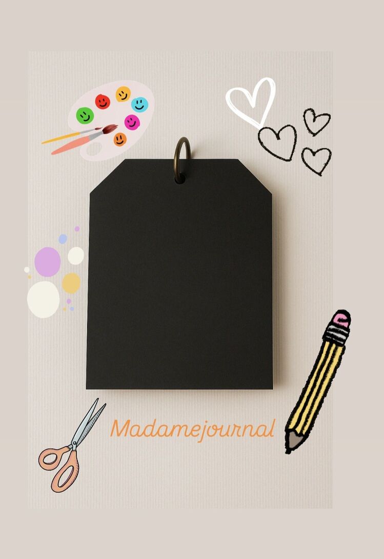 Etiket şeklinde defter #02 (200gr)