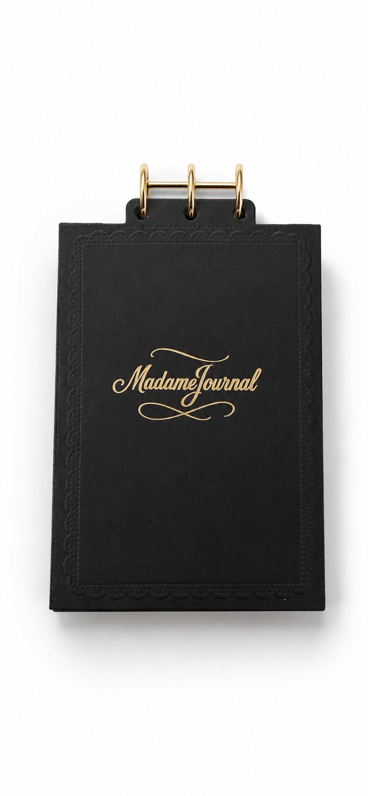 Black serisi dantelli Defter