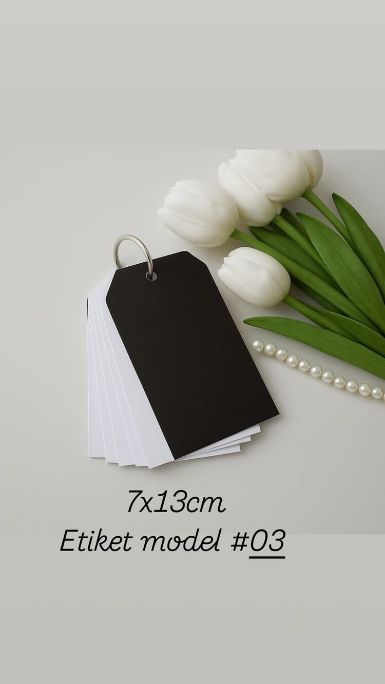 Etiket Temalı Defter #03