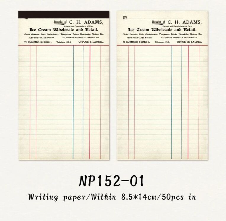 Vintage Memo pad