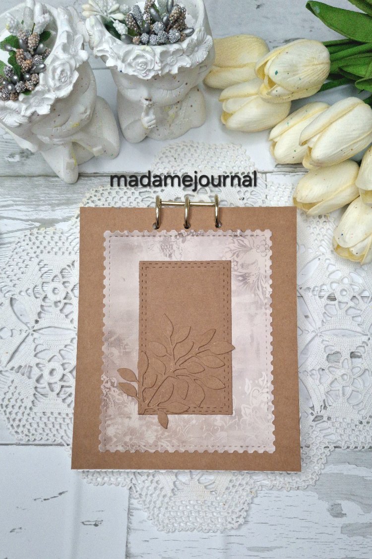 Tasarım Kapak Dantelli defter a5