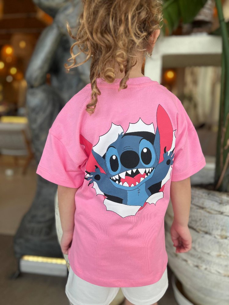 Stitch Şortlu Takım