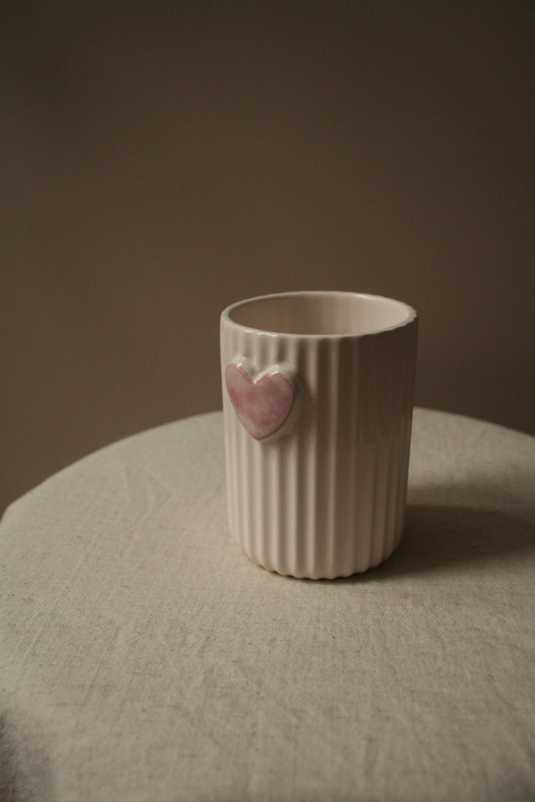 Sotf Pink Heart Bardak