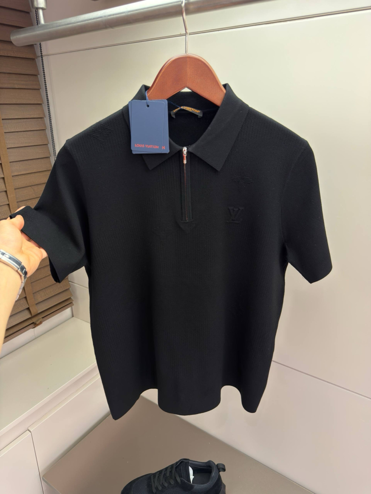 İthal Louis Vuitton Rayon Material Polo Shirt