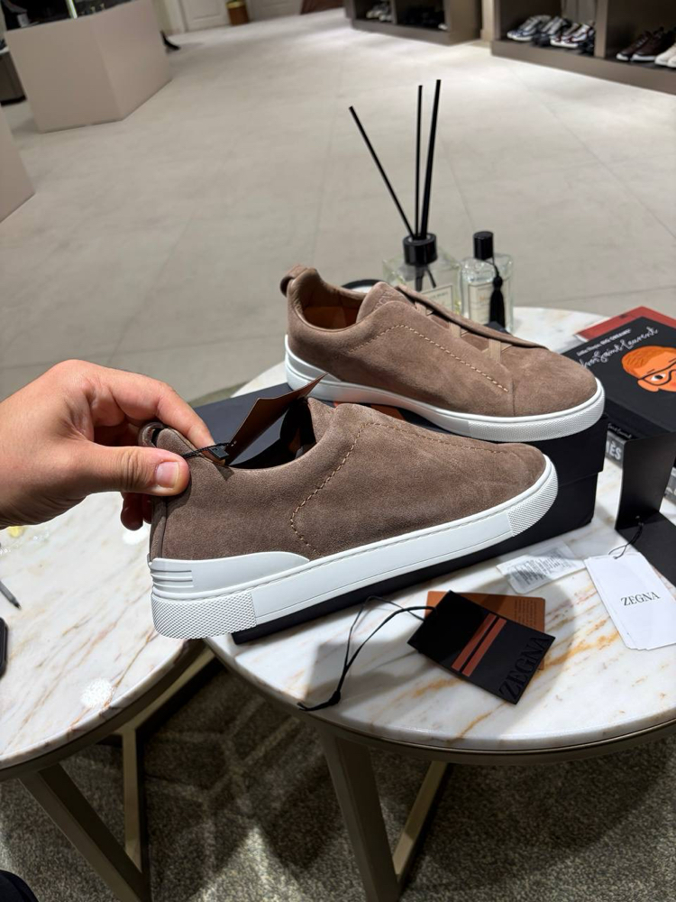 İthal ZGN Suede Sneakers Brown 