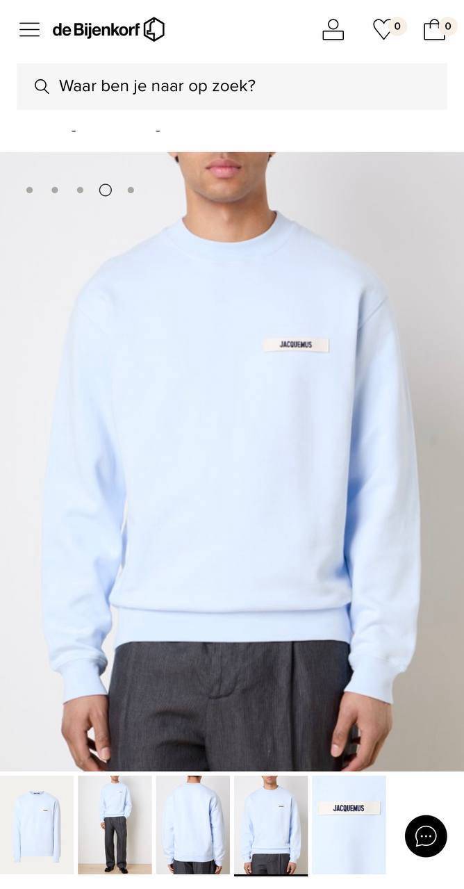 Jacquemus Le Sweatshirt Gros Grain