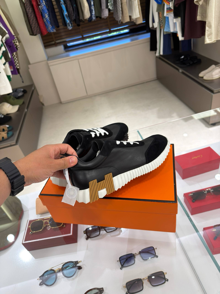 İthal Hermes Bouncing Sneakers