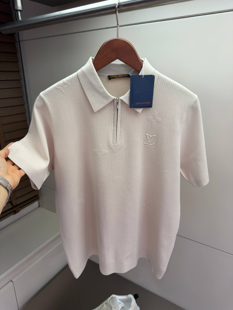 İthal Louis Vuitton Rayon Material Polo Shirt