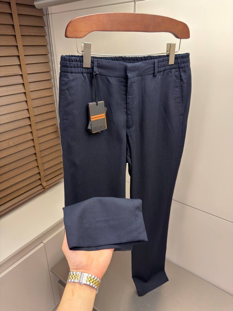 ZGN Linen Jogger ( Navy )