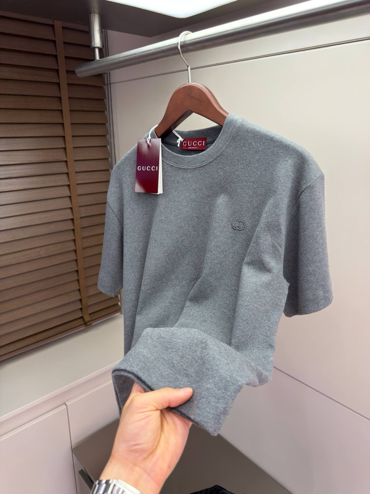 Gucci GG Logo Detail Cotton Tshirt