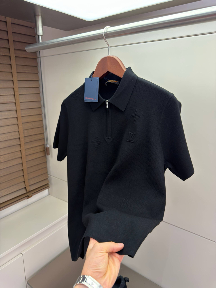 İthal Louis Vuitton Rayon Material Polo Shirt