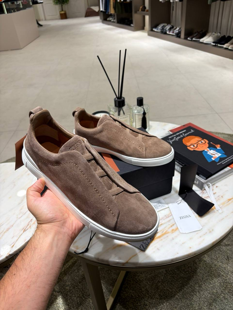 İthal ZGN Suede Sneakers Brown 