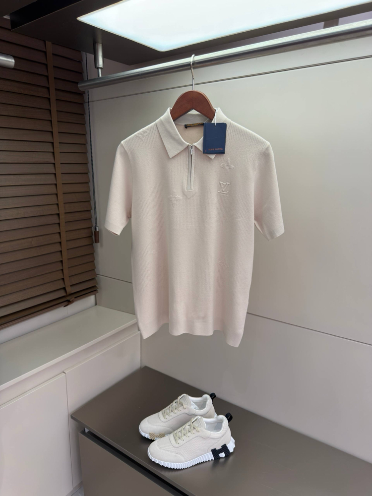 İthal Louis Vuitton Rayon Material Polo Shirt