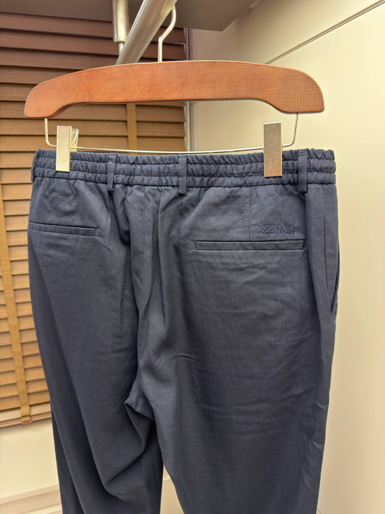 ZGN Linen Jogger ( Navy )