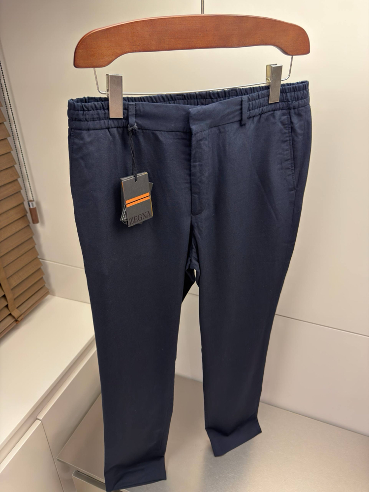 ZGN Linen Jogger ( Navy )